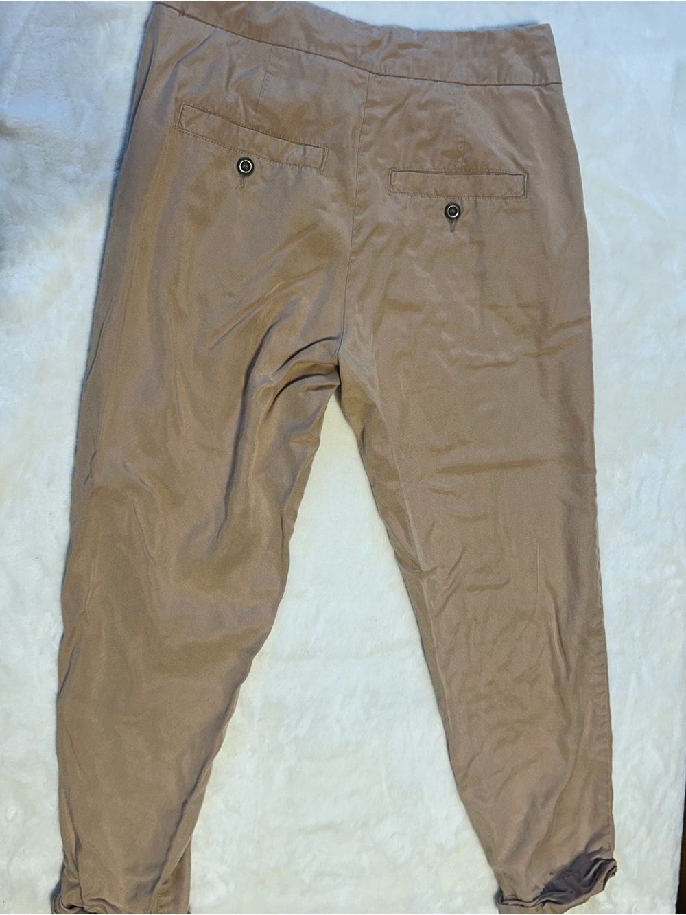 Max Studio Tan Drawstring Jogger Pants - Picture 4 of 4